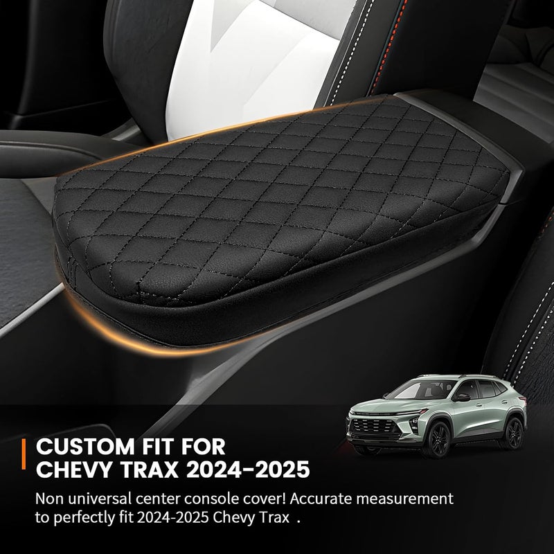 Rilsen Car Center Console Cover Armrest Cover for 2024 2025 2026 Chevy Trax, Armrest Cover Center Console Pad Interior Accessories Car Armrest Seat Box Cover Protector - Image 2